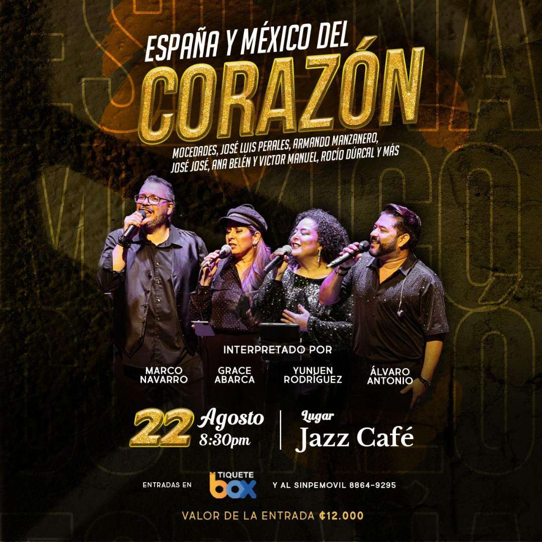 Afiche del show España y México del Corazón