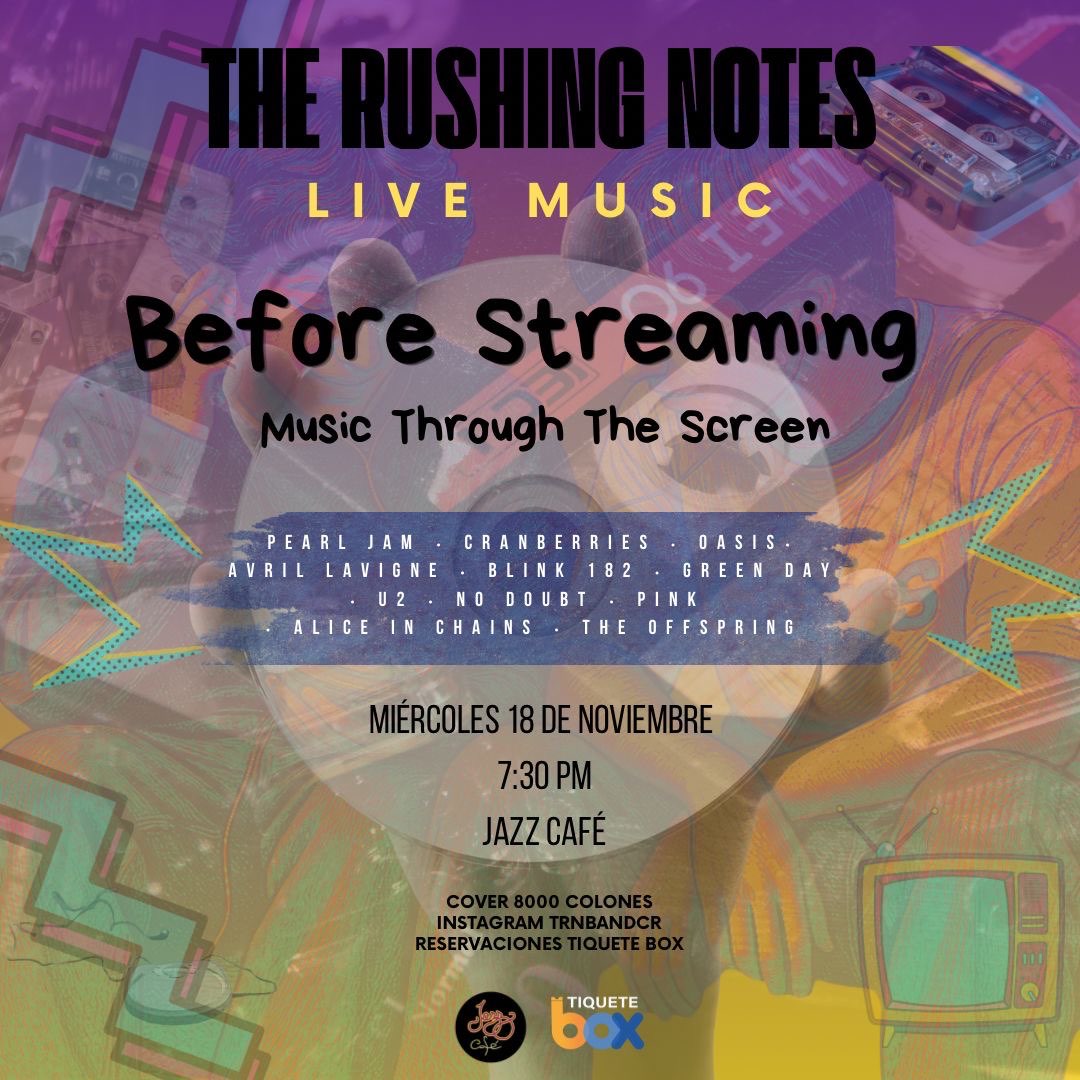 Afiche del show Before Streaming: Music Through The Screen