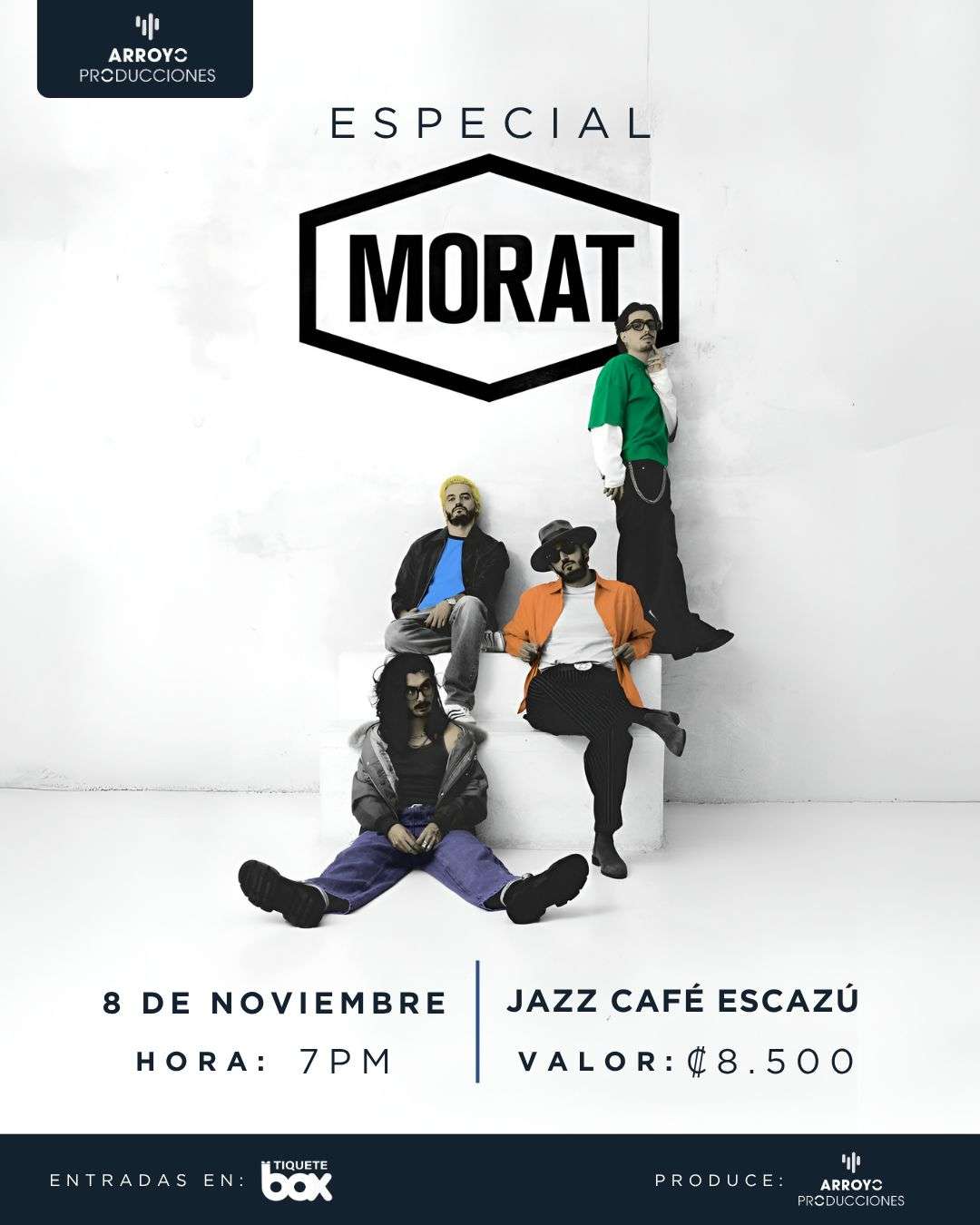 Afiche del show Especial de Morat