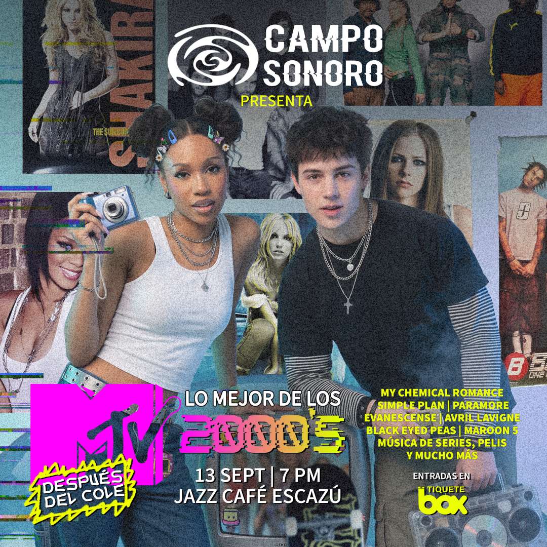Afiche del show MTV despues del cole