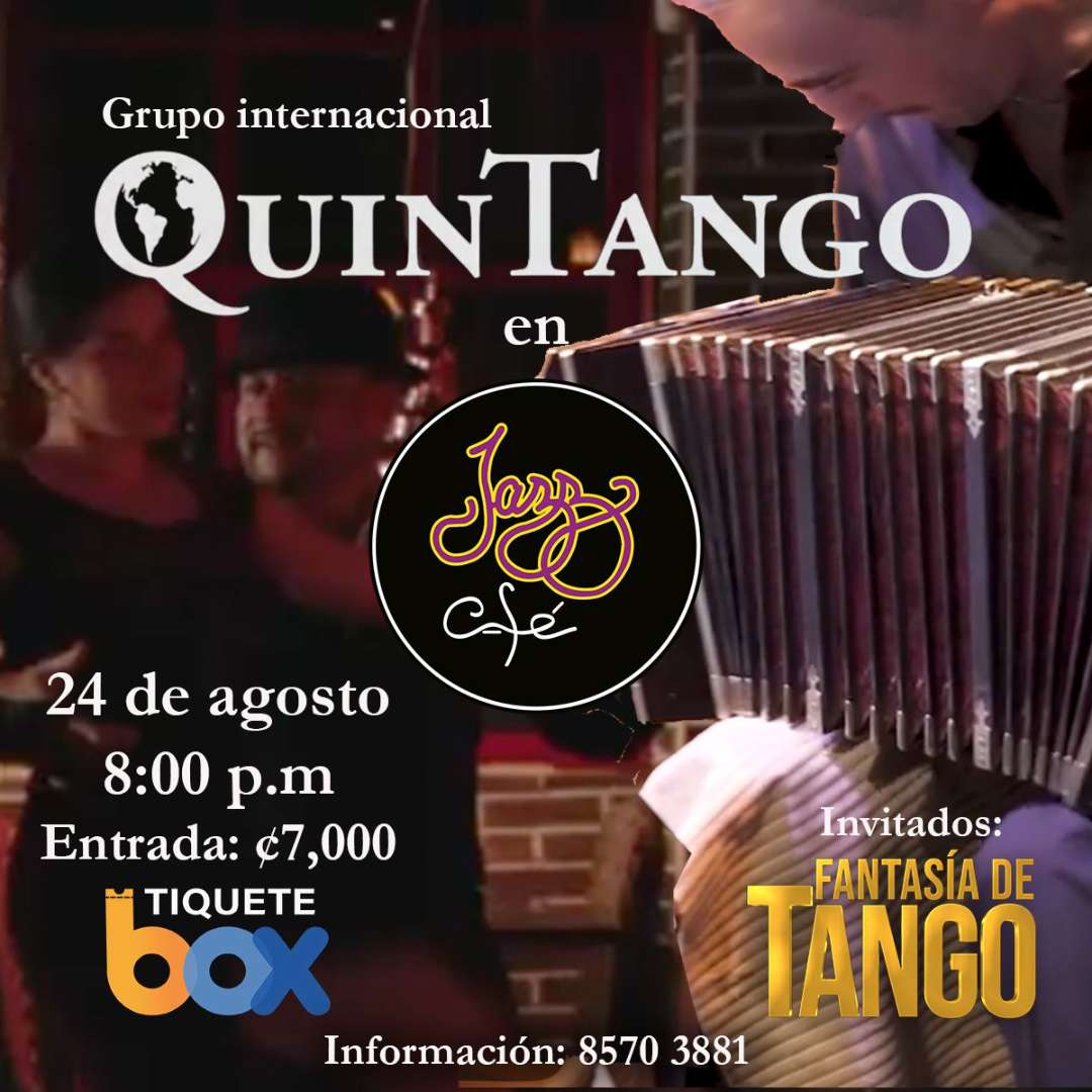 Afiche del show La pasión del tango