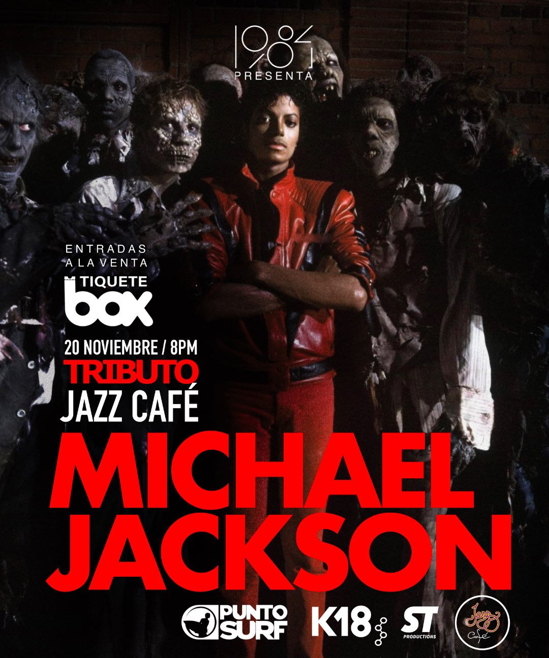 Afiche del show 🕺🏽🔥 TRIBUTO A MICHAEL JACKSON 🔥🕺🏽